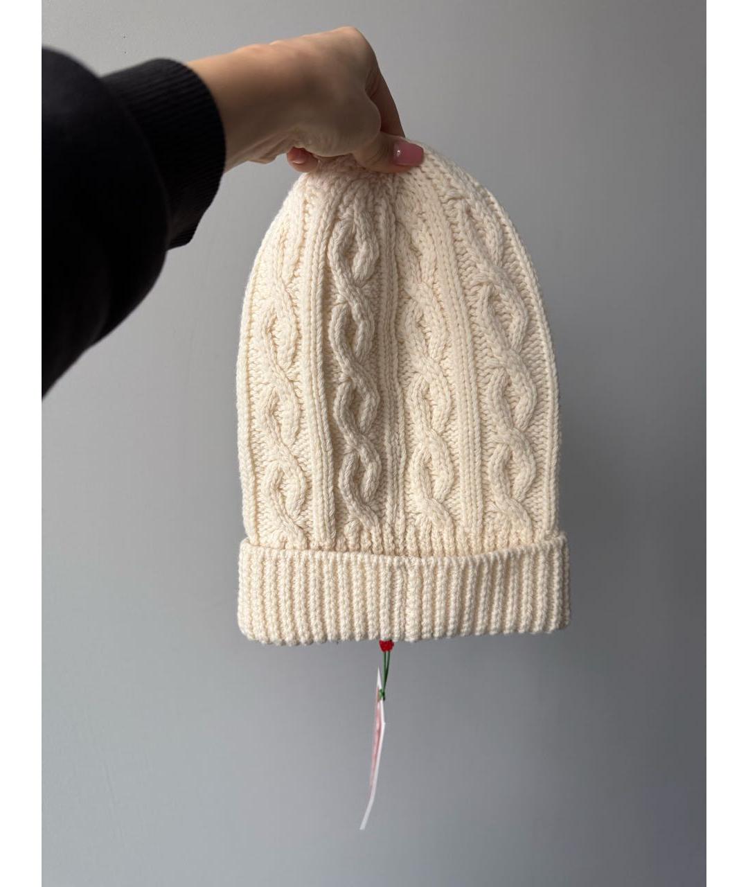 KENZO Бежевая шапка, фото 3