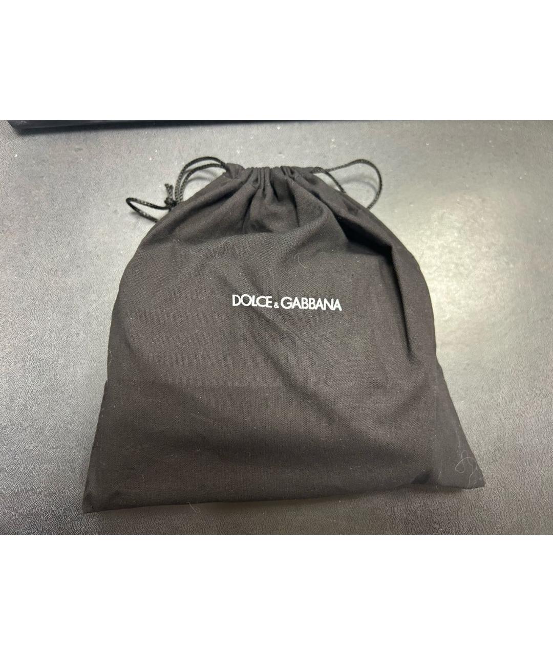 DOLCE&GABBANA Бежевый кожаный кошелек, фото 6