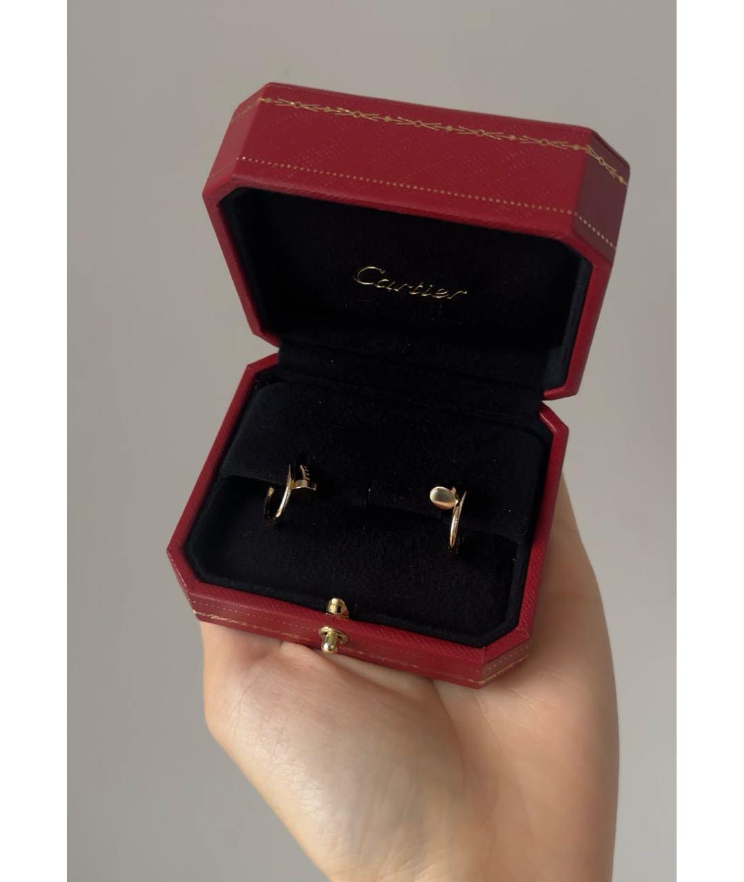 CARTIER Золотые серьги из желтого золота, фото 3