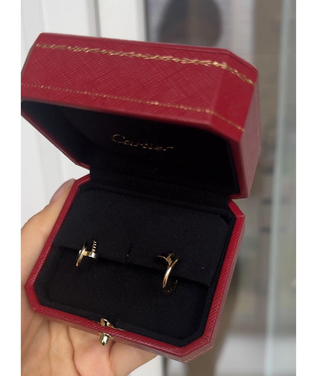 CARTIER Золотые серьги из желтого золота, фото 2