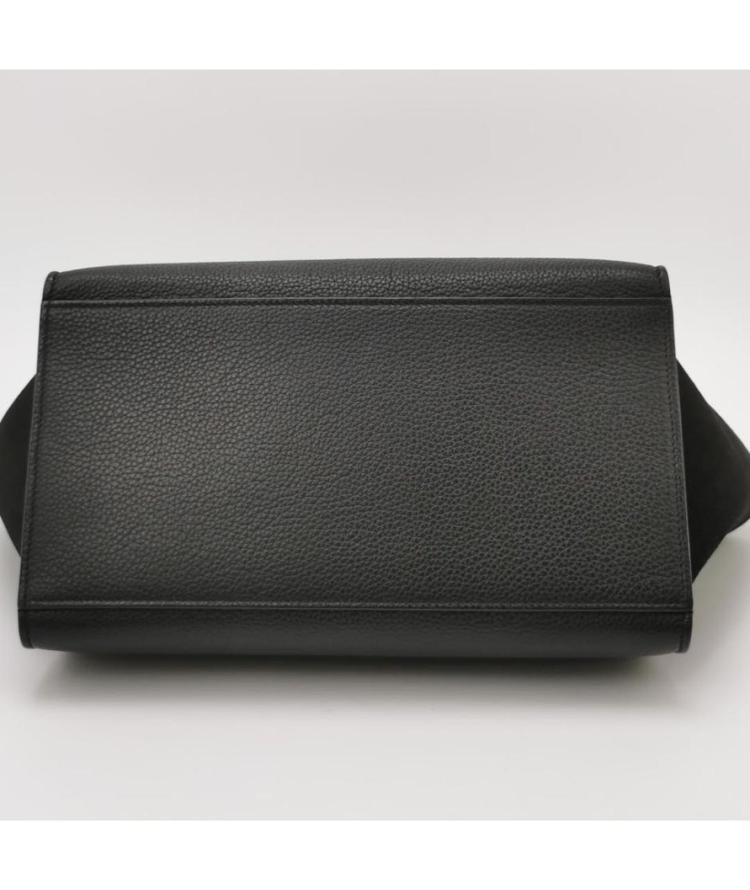 CELINE Черная кожаная сумка через плечо, фото 5
