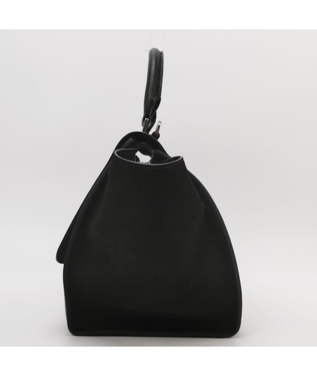 CELINE Черная кожаная сумка через плечо, фото 2