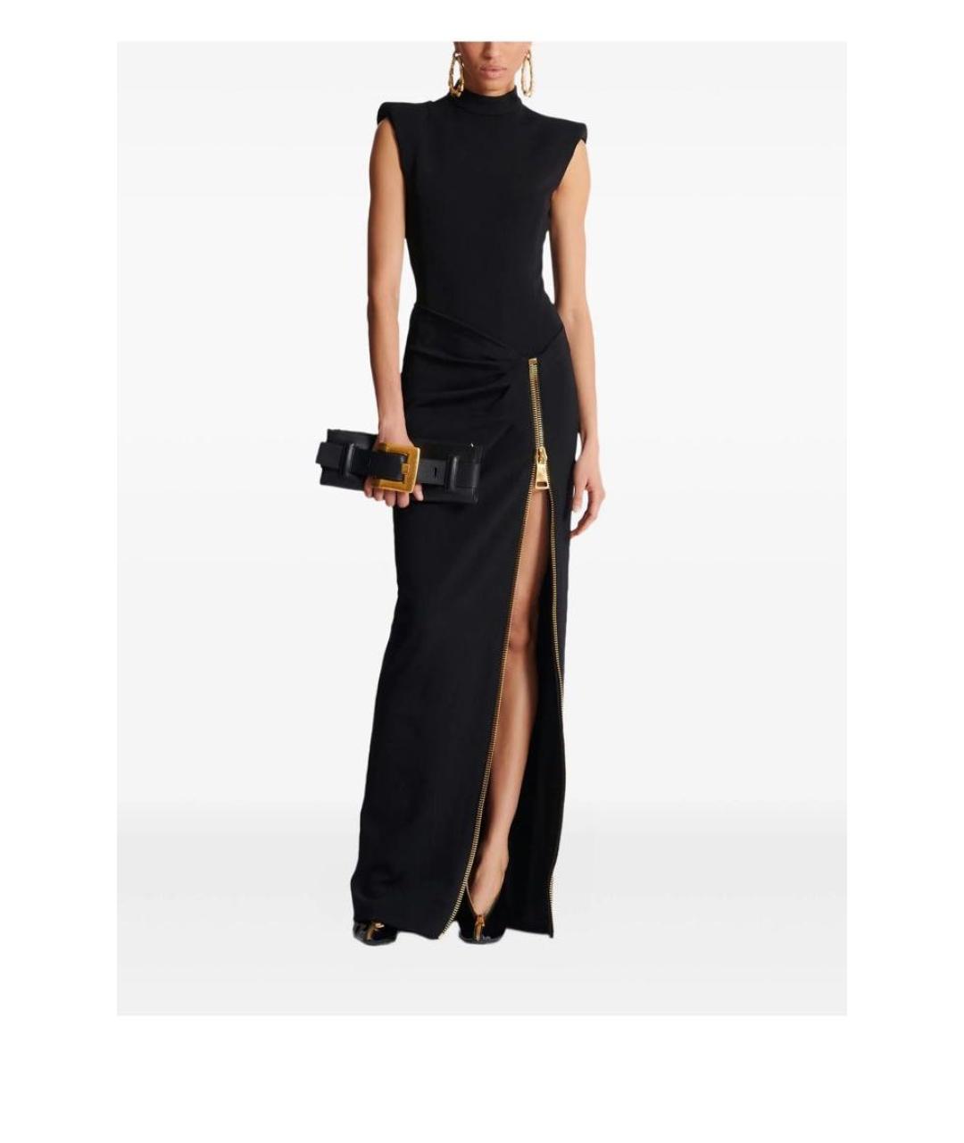 BALMAIN Черное вечернее платье, фото 5