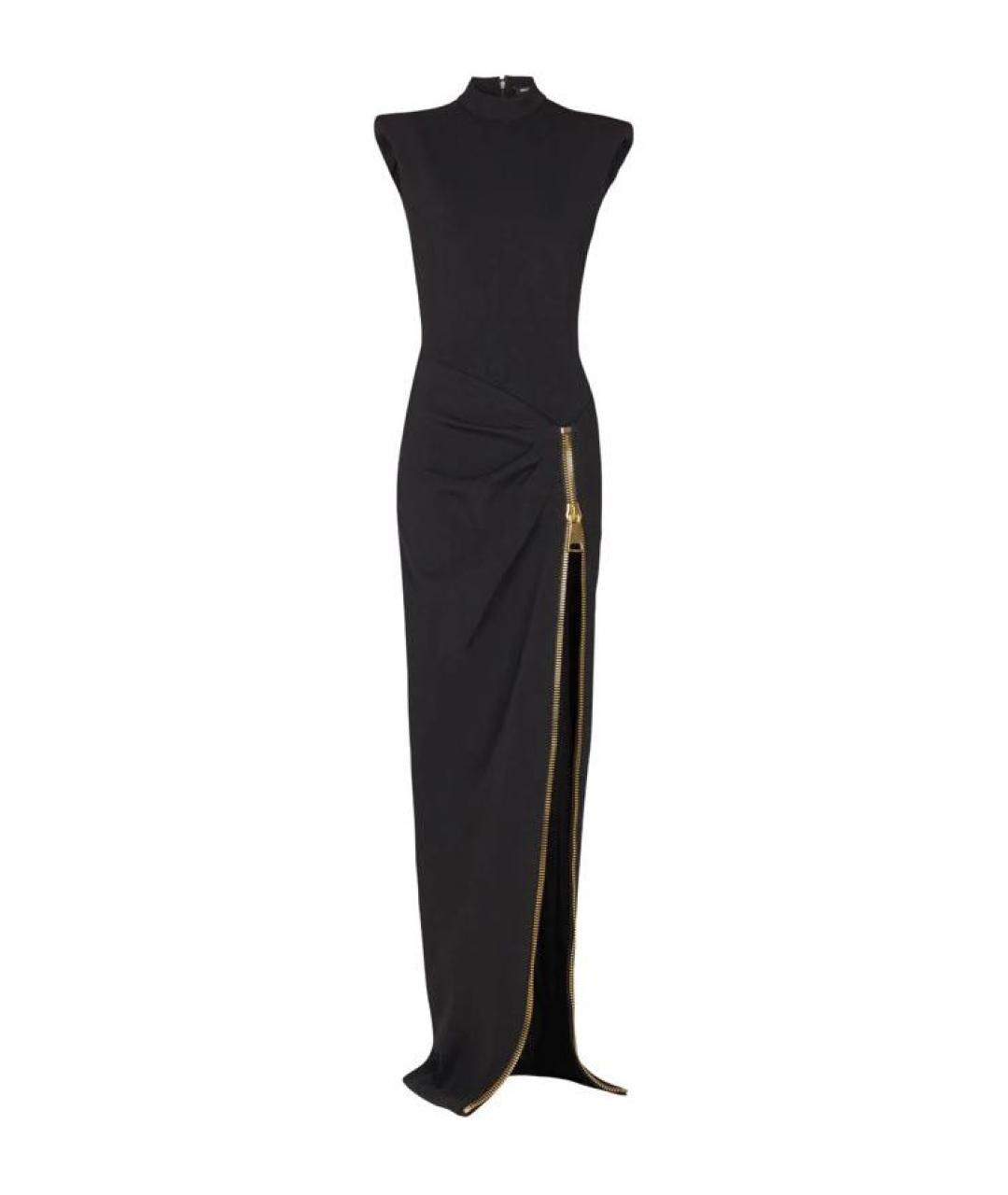 BALMAIN Черное вечернее платье, фото 1