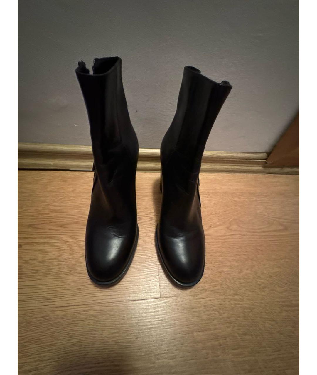 GIANVITO ROSSI Черные кожаные ботильоны, фото 3