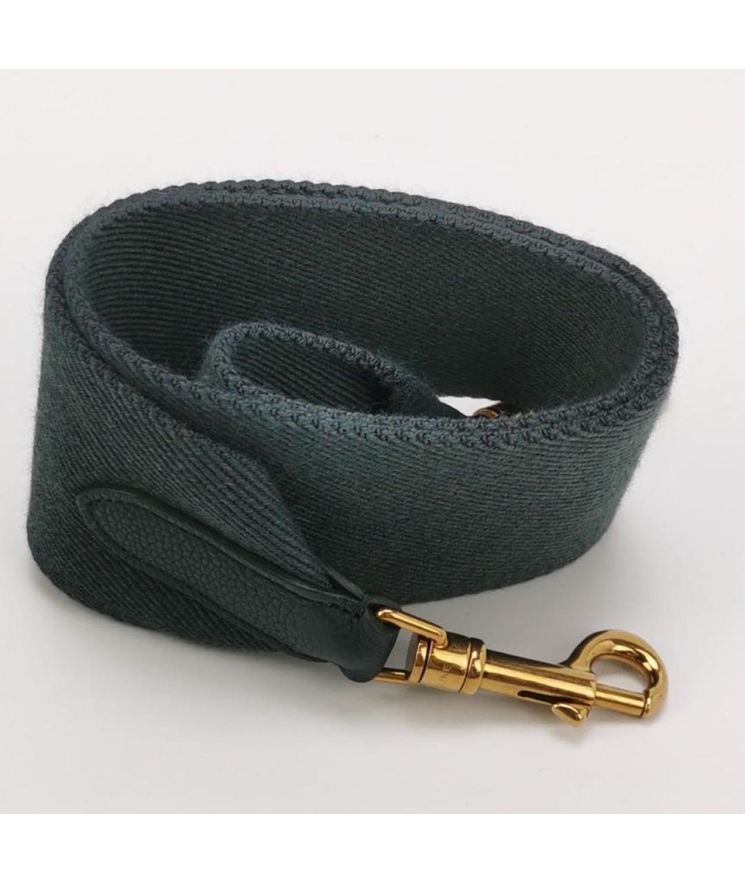 CELINE Зеленая кожаная сумка через плечо, фото 7