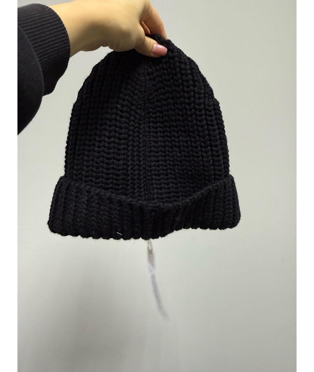 VIVIENNE WESTWOOD Черная шерстяная шапка, фото 2