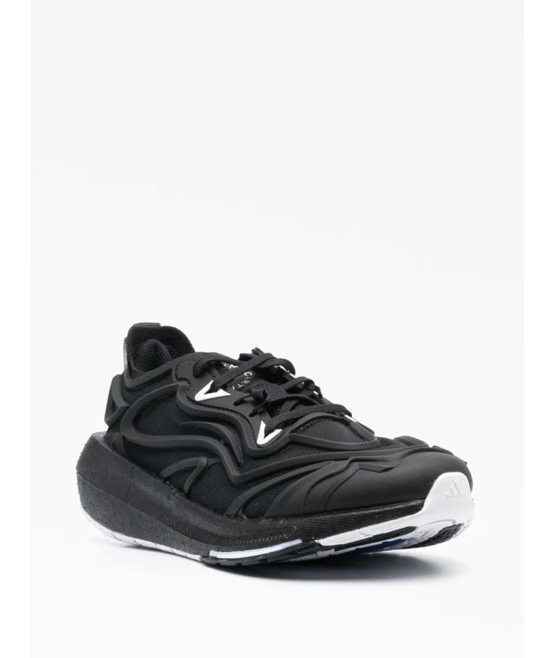 ADIDAS BY STELLA MCCARTNEY Черные текстильные кроссовки, фото 3