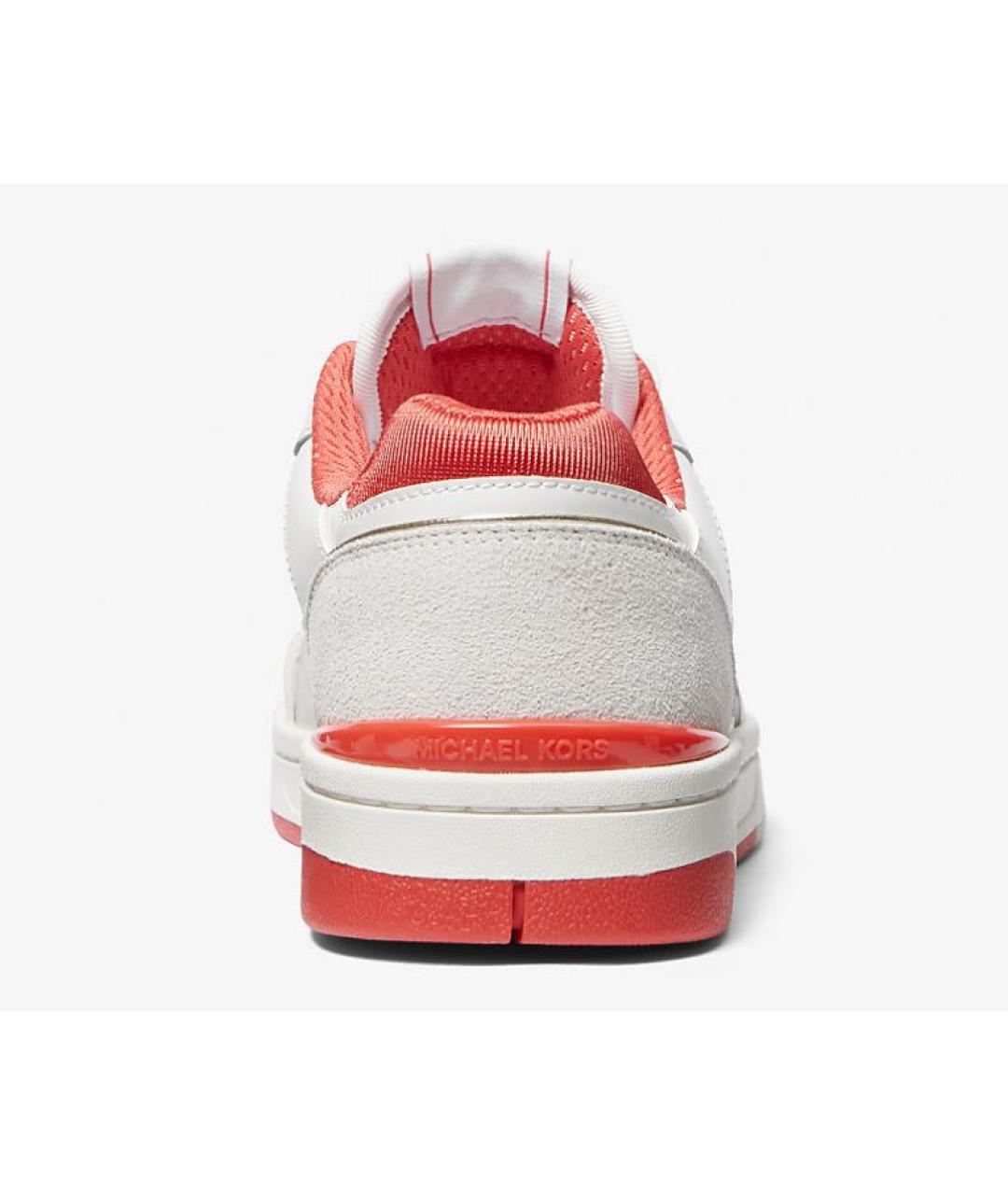 MICHAEL KORS Белые кожаные кеды, фото 3