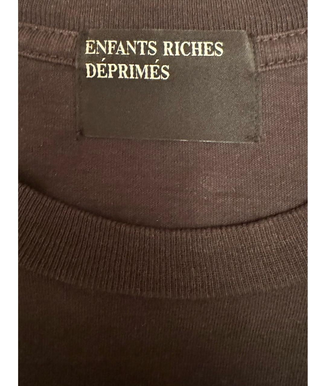 Enfants Riches Déprimés Черная хлопковая футболка, фото 5