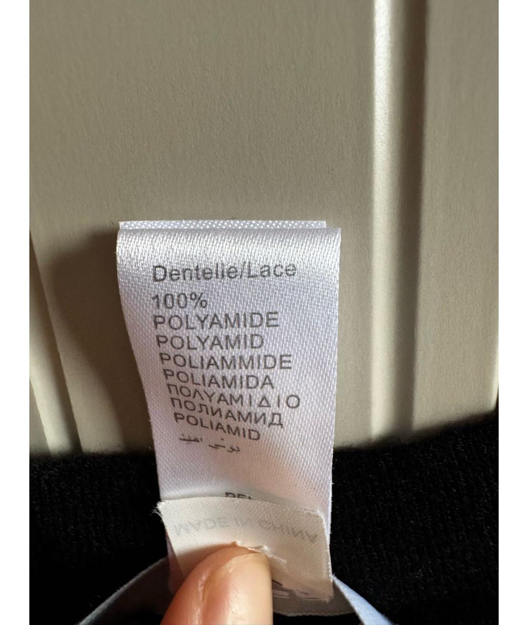 Eres Черная кашемировая майка, фото 6