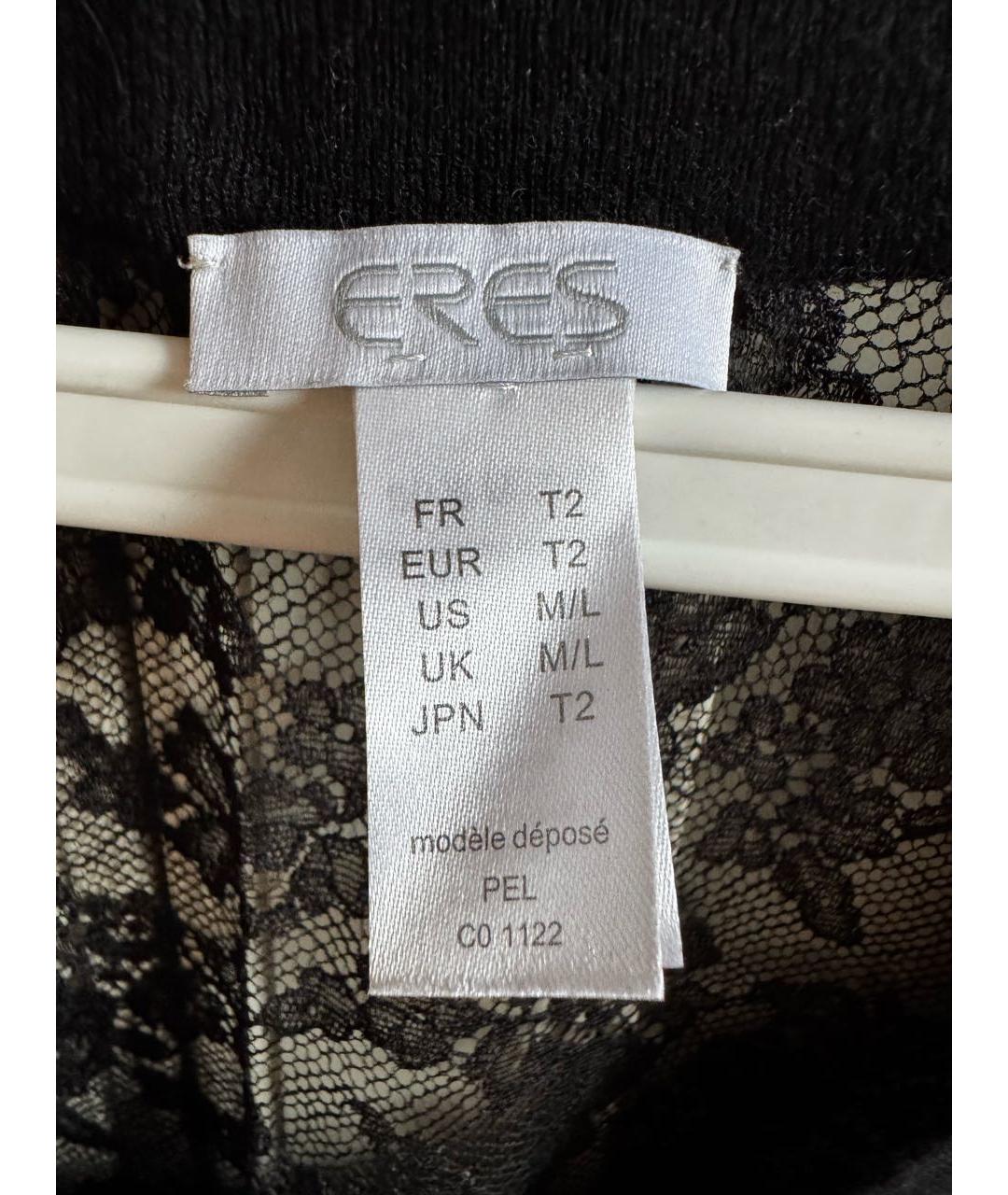 Eres Черная кашемировая майка, фото 3