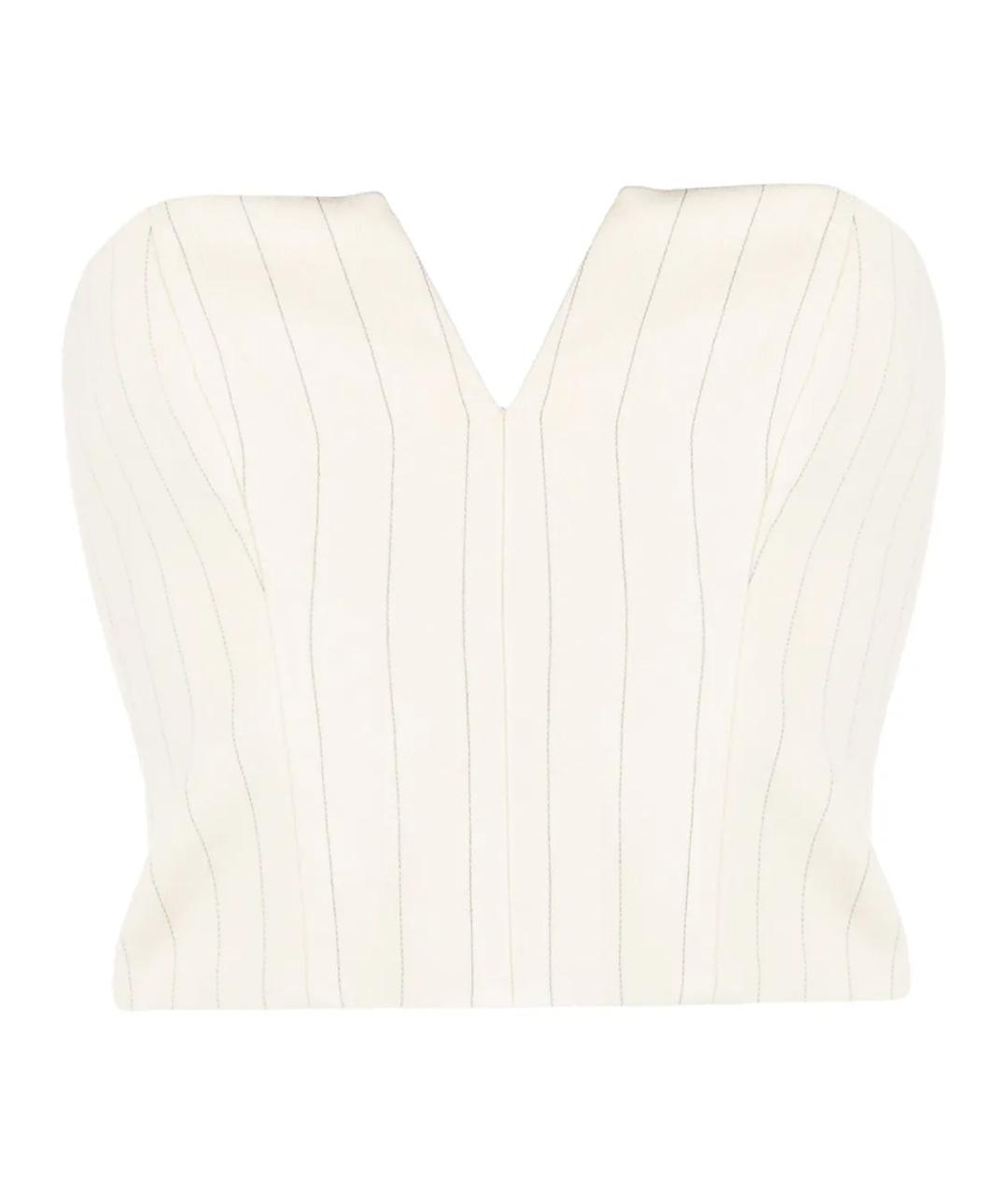 ZIMMERMANN Бежевый шерстяной корсет, фото 1