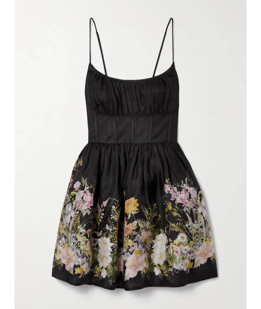 ZIMMERMANN Черный льняной сарафан, фото 5