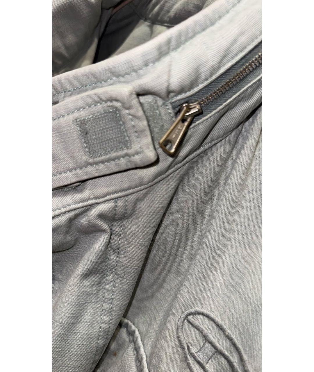 DIESEL Голубая хлопковая куртка, фото 5