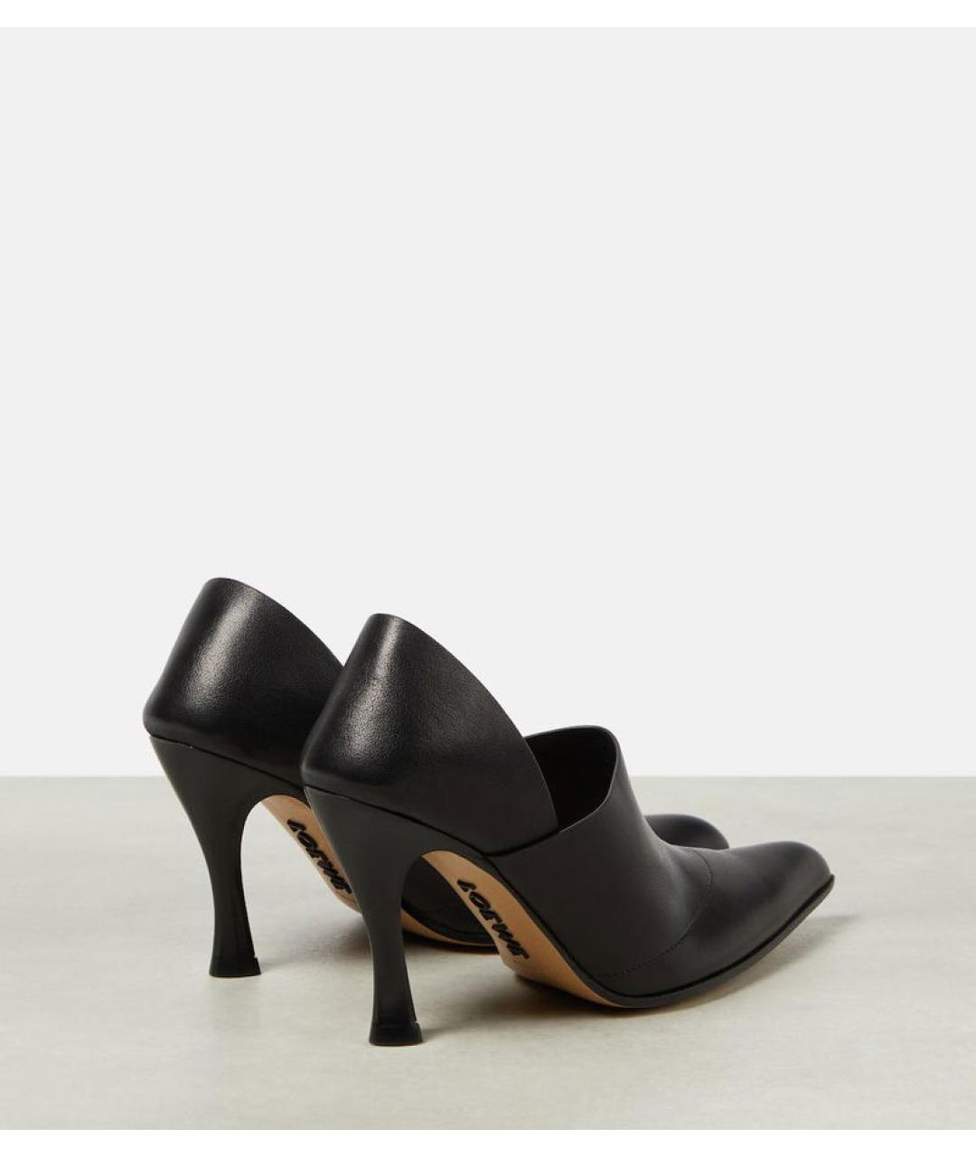LOEWE Черные кожаные туфли, фото 7