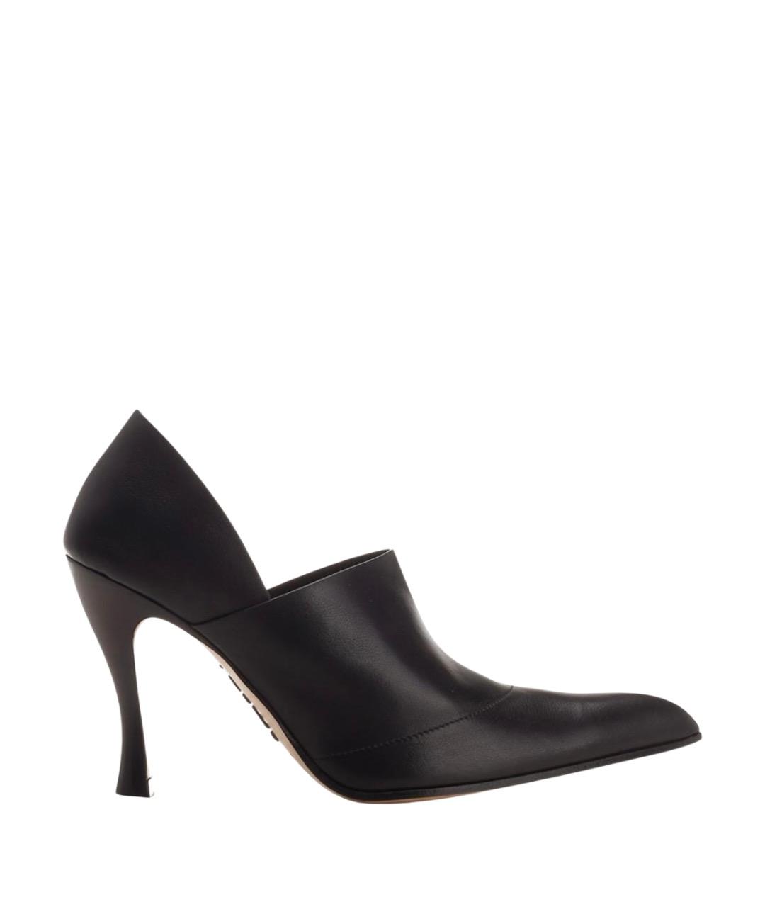 LOEWE Черные кожаные туфли, фото 1