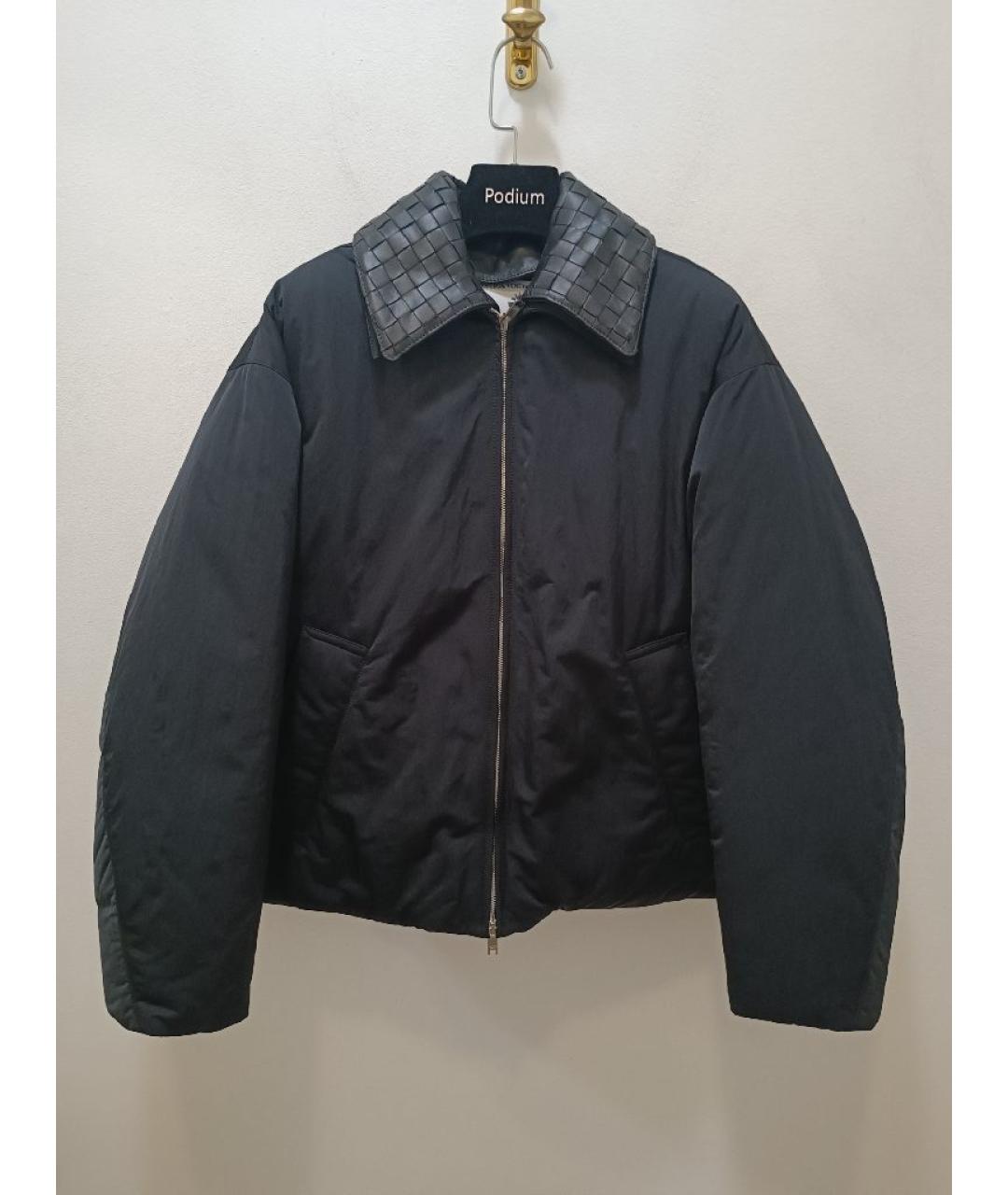 BOTTEGA VENETA Темно-синяя полиамидовая куртка, фото 10