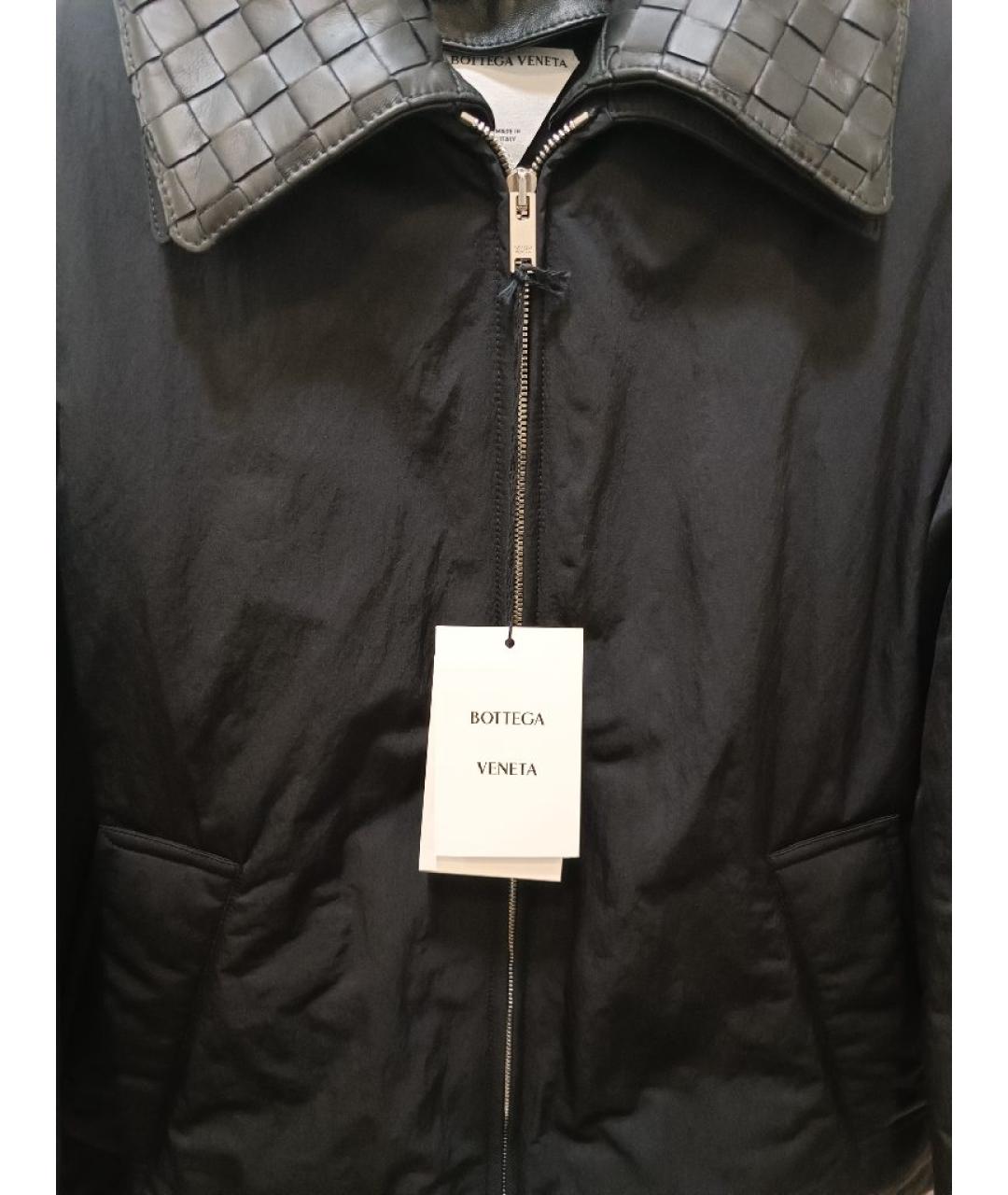 BOTTEGA VENETA Темно-синяя полиамидовая куртка, фото 3