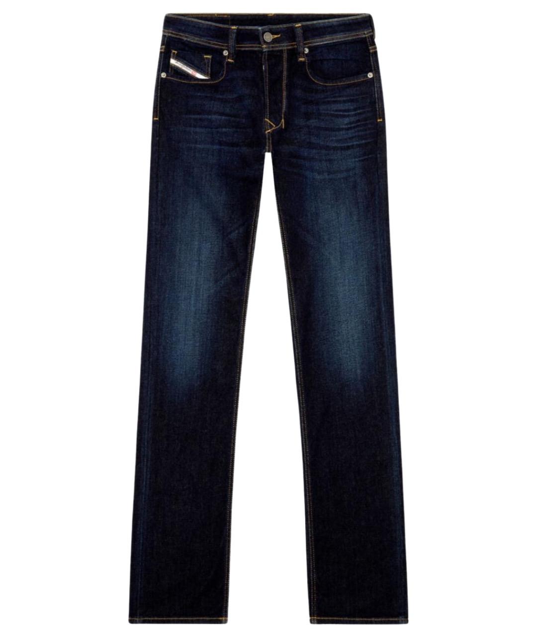 DIESEL Черные хлопковые прямые джинсы, фото 1