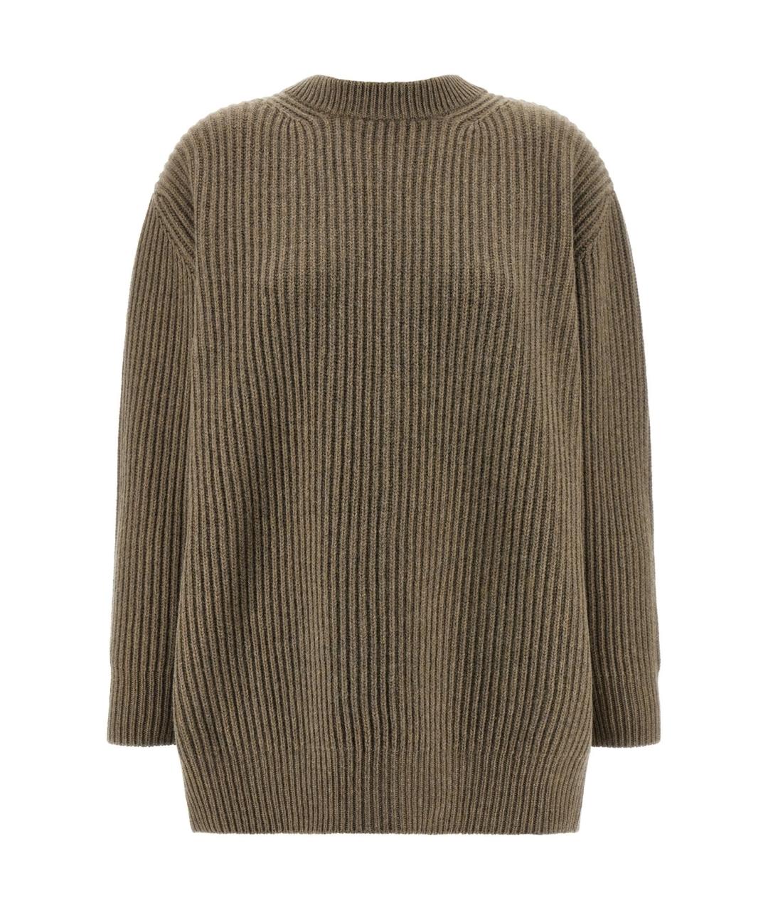 MM6 MAISON MARGIELA Бежевый шерстяной джемпер / свитер, фото 1