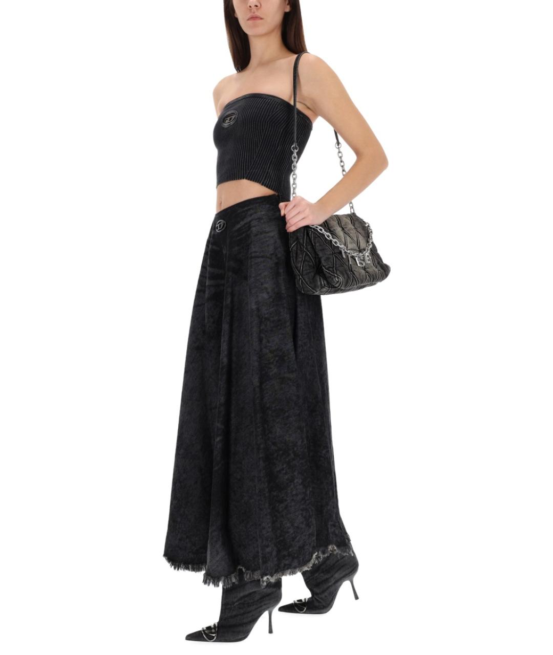 DIESEL Черная хлопковая блузы, фото 3