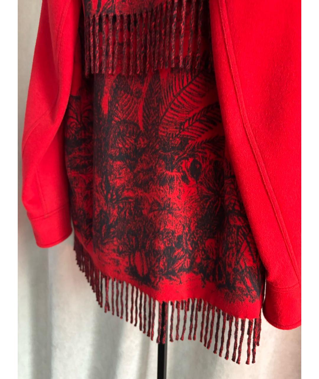 CHRISTIAN DIOR Красное шерстяное пальто, фото 6