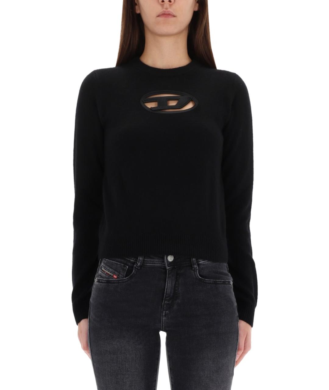DIESEL Черный шерстяной джемпер / свитер, фото 5