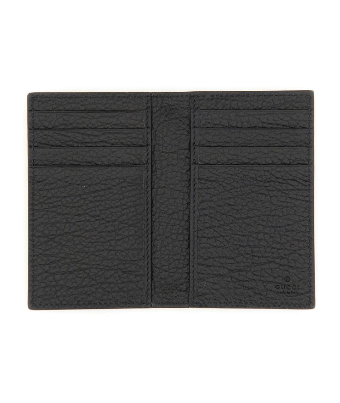 GUCCI Черный кожаный кошелек, фото 3