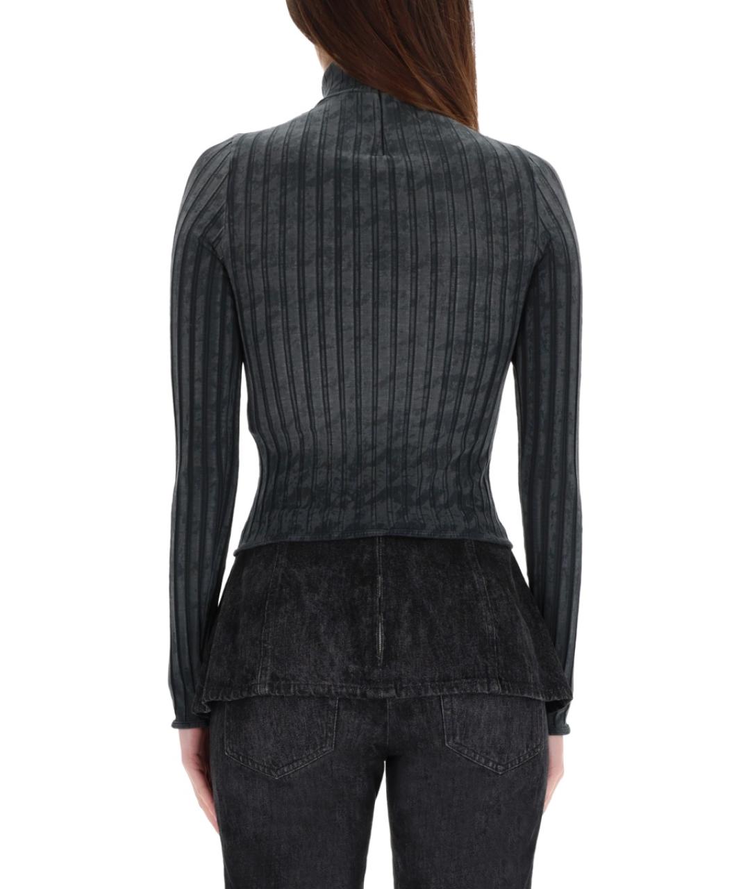 DIESEL Серая хлопковая блузы, фото 4