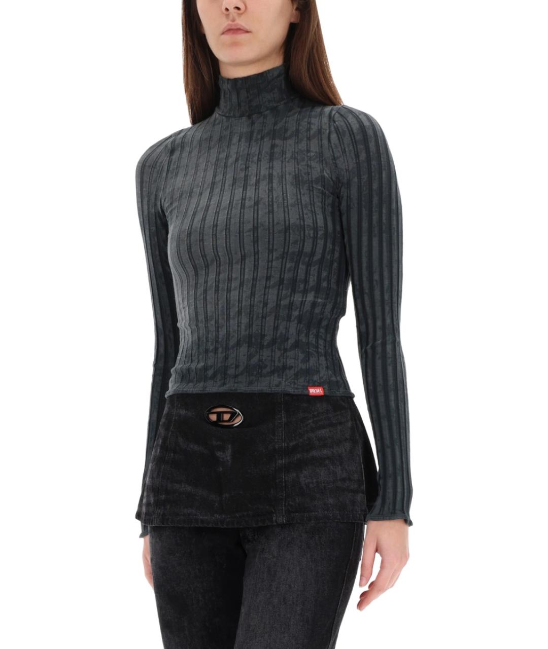 DIESEL Серая хлопковая блузы, фото 5