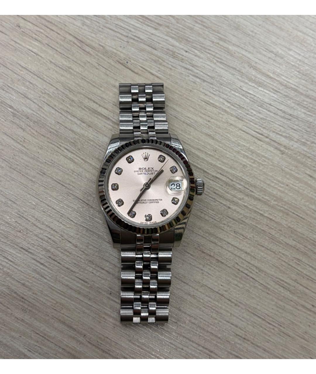 ROLEX Серебряные часы из белого золота, фото 2