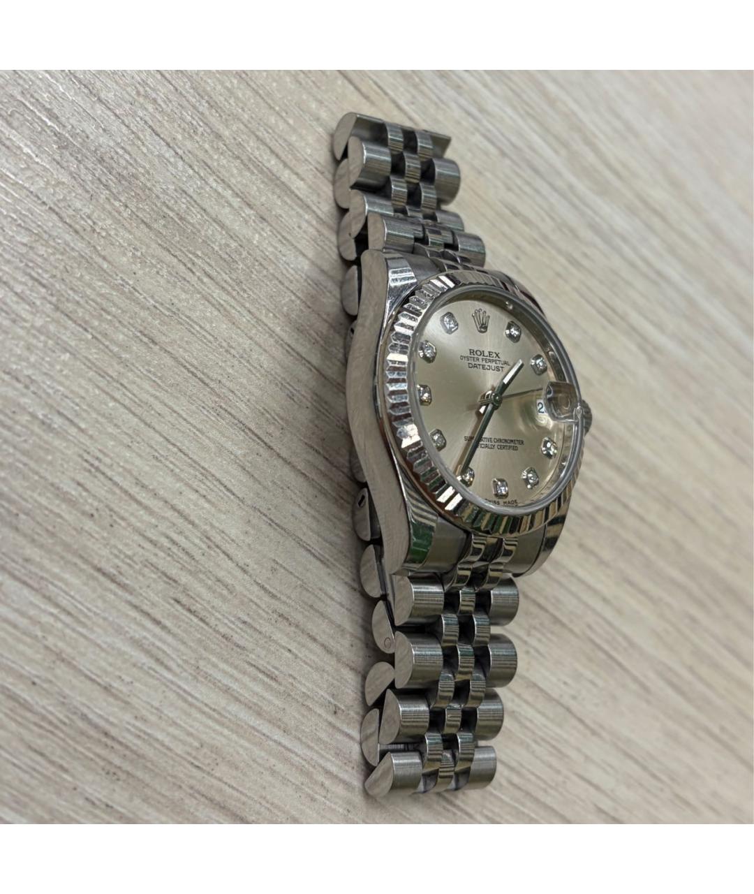 ROLEX Серебряные часы из белого золота, фото 3