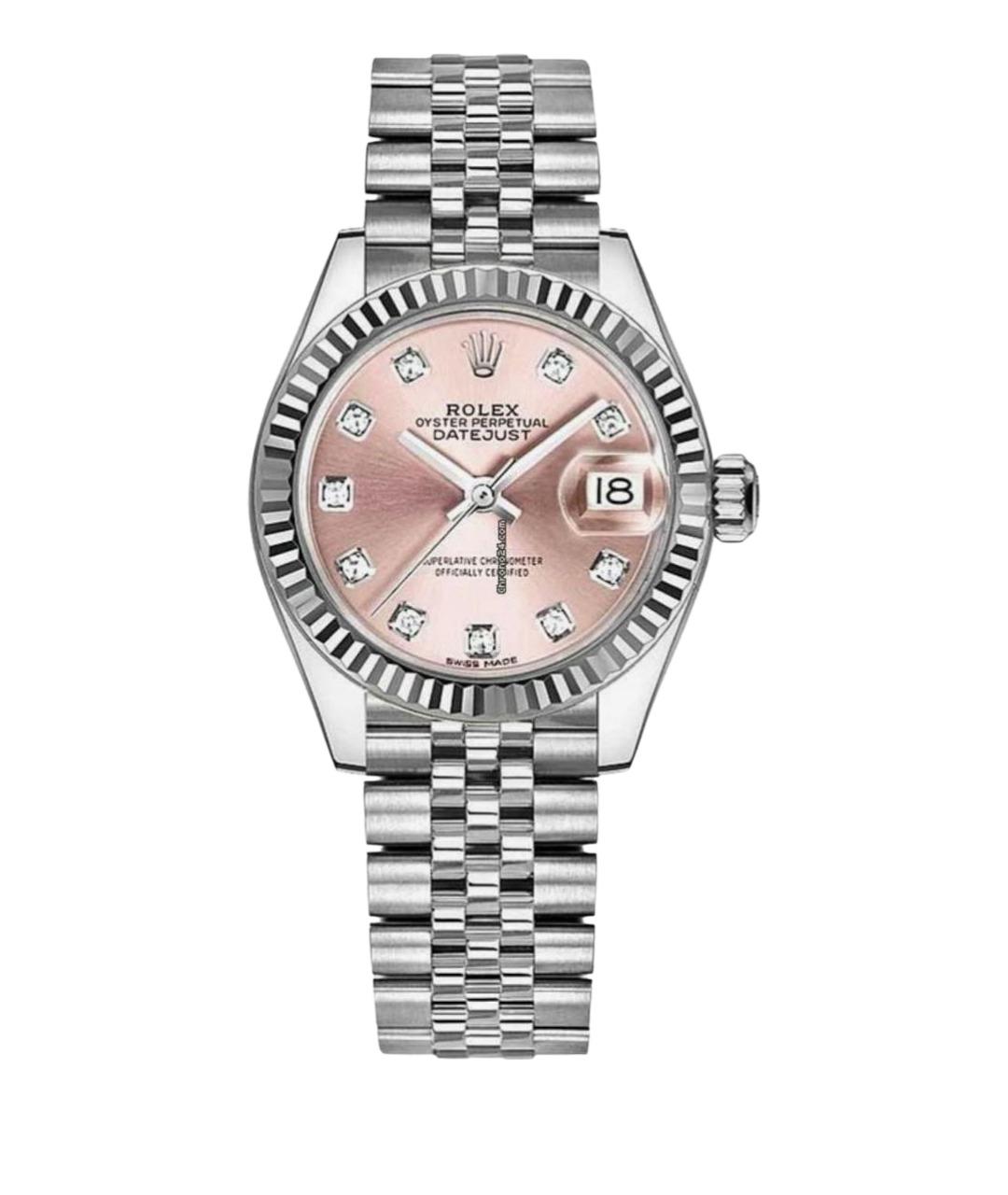 ROLEX Серебряные часы из белого золота, фото 1
