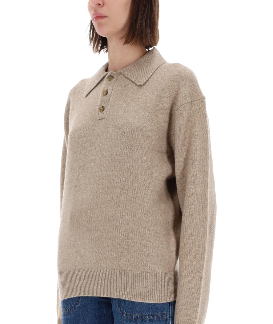 GUEST IN RESIDENCE Бежевый кашемировый джемпер / свитер, фото 5