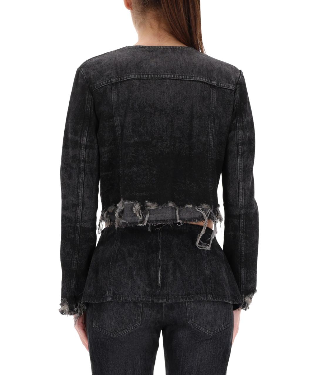 DIESEL Черная хлопковая куртка, фото 3