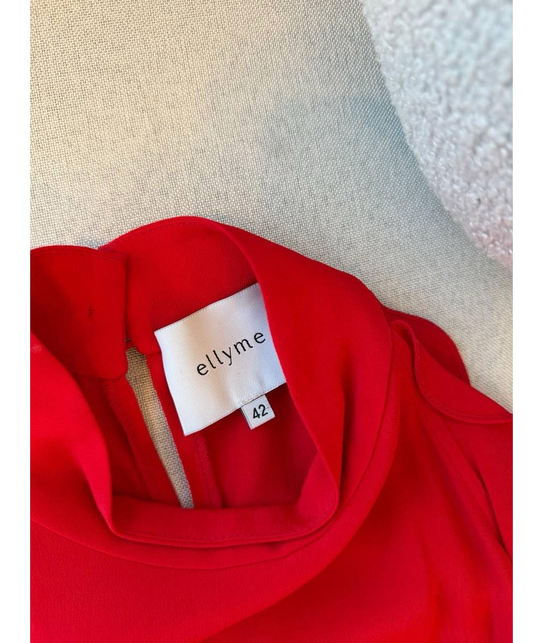 Elleme Красное вискозное платье, фото 3