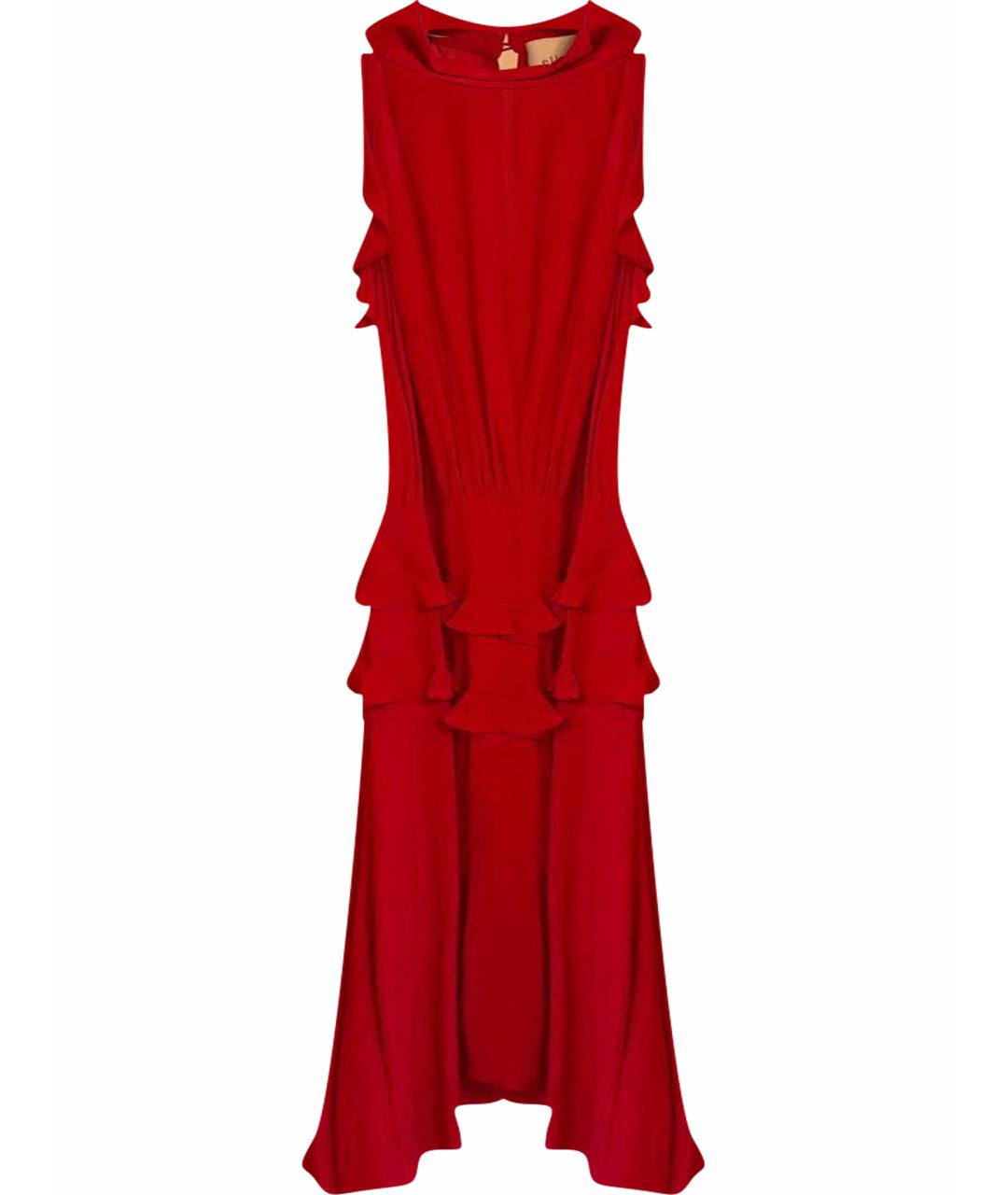 Elleme Красное вискозное платье, фото 1