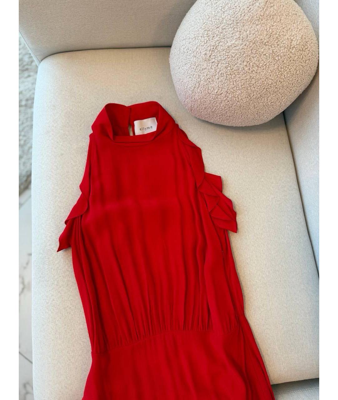 Elleme Красное вискозное платье, фото 5