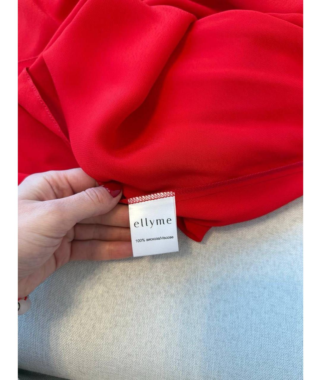 Elleme Красное вискозное платье, фото 4