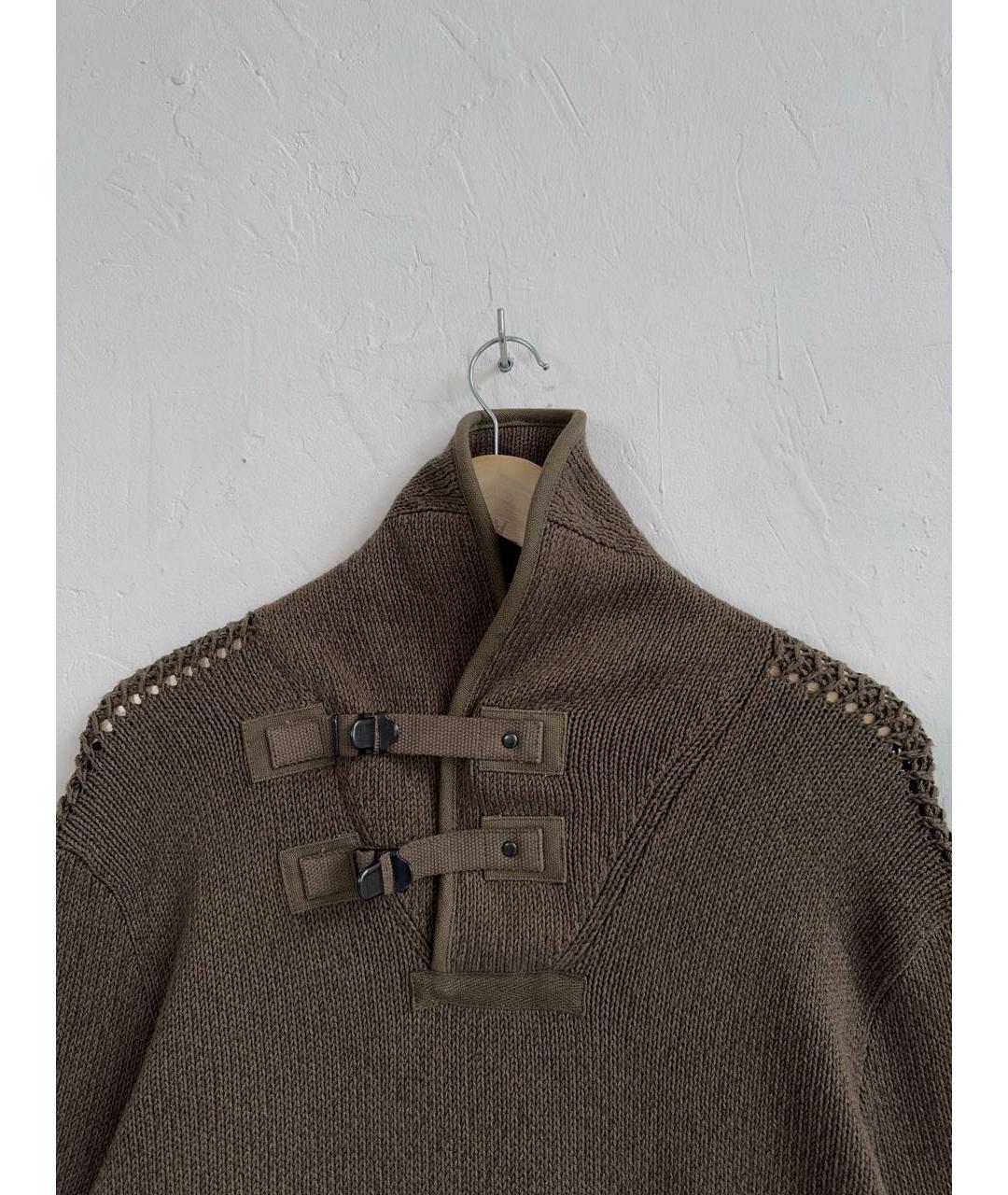 POLO RALPH LAUREN Зеленый хлопковый джемпер / свитер, фото 3