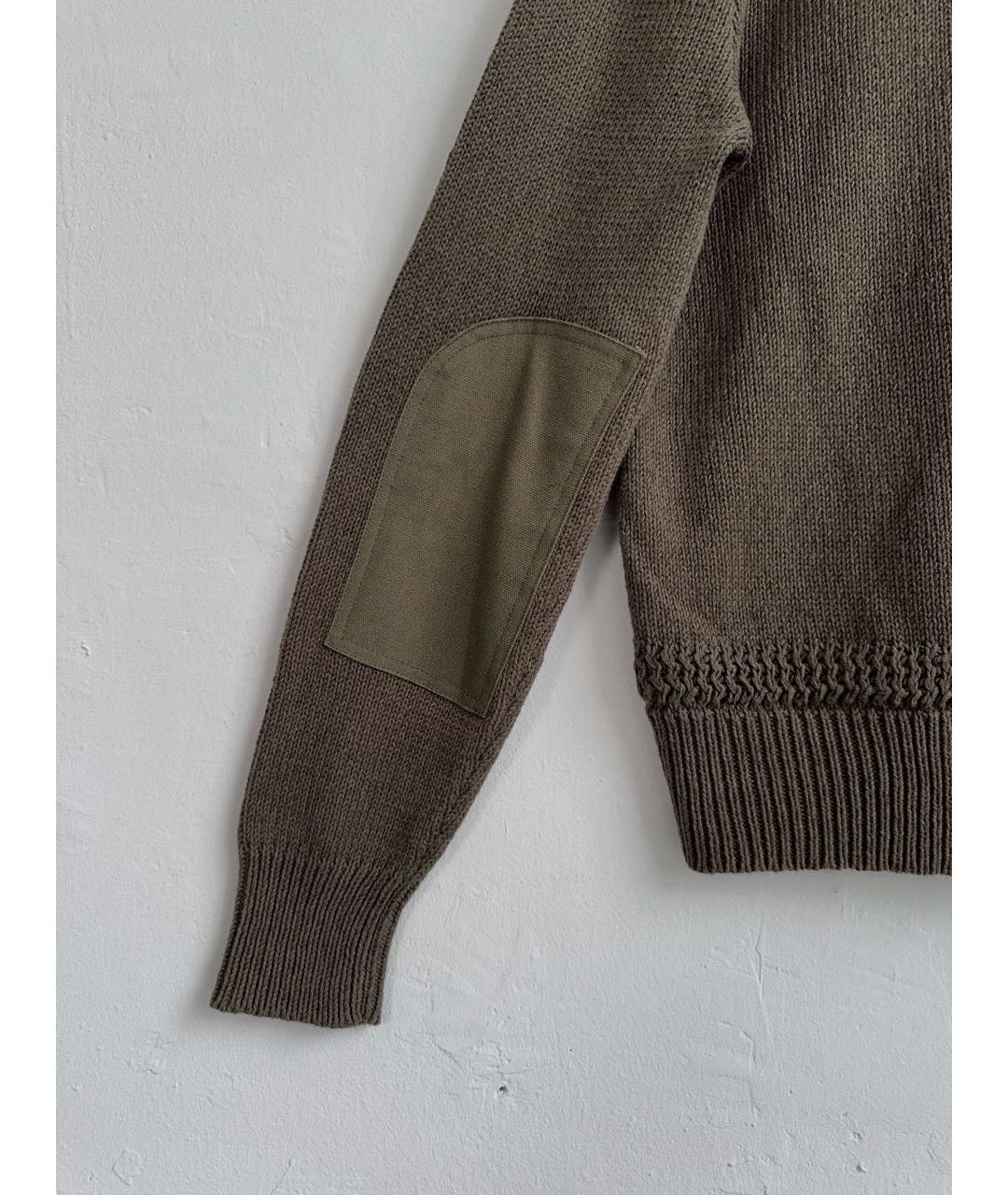 POLO RALPH LAUREN Зеленый хлопковый джемпер / свитер, фото 6