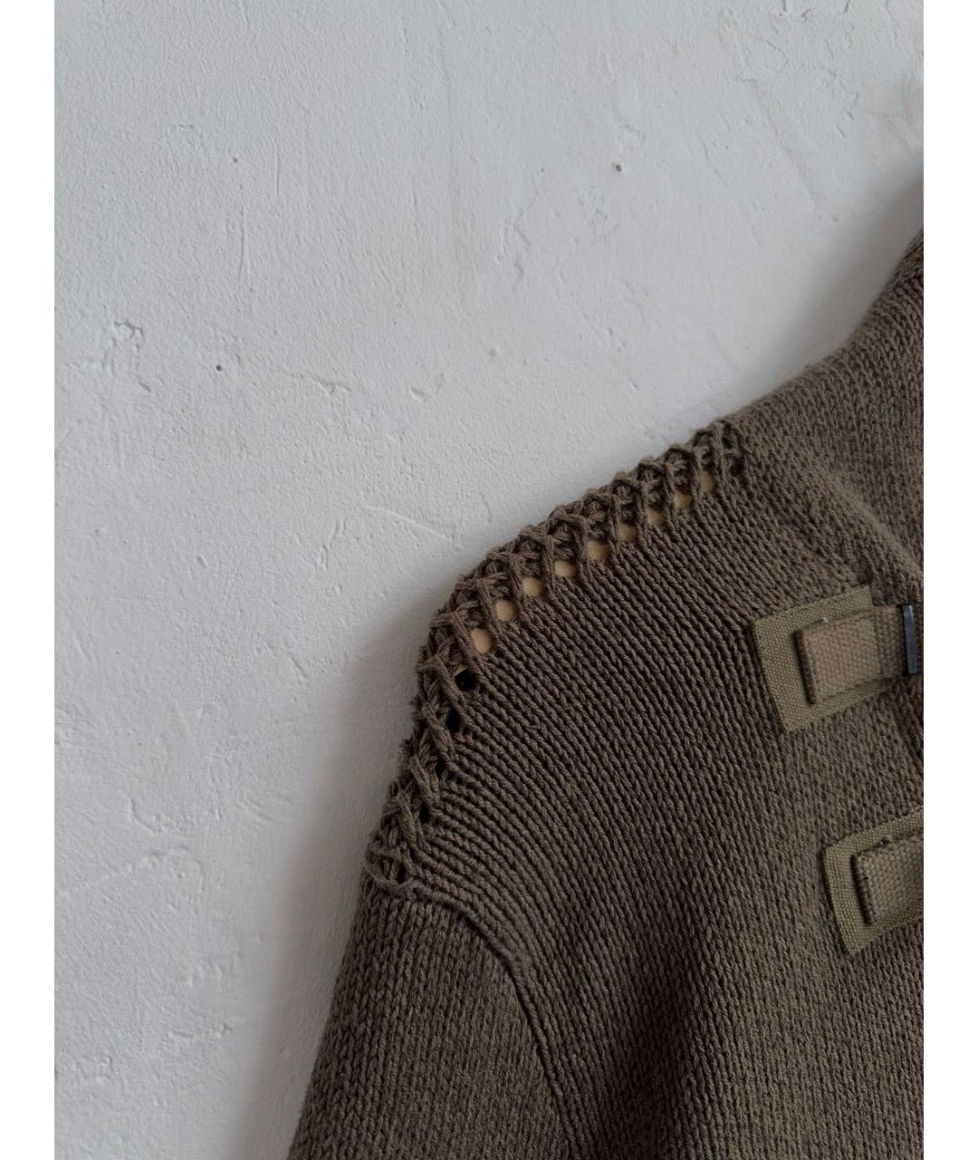 POLO RALPH LAUREN Зеленый хлопковый джемпер / свитер, фото 7