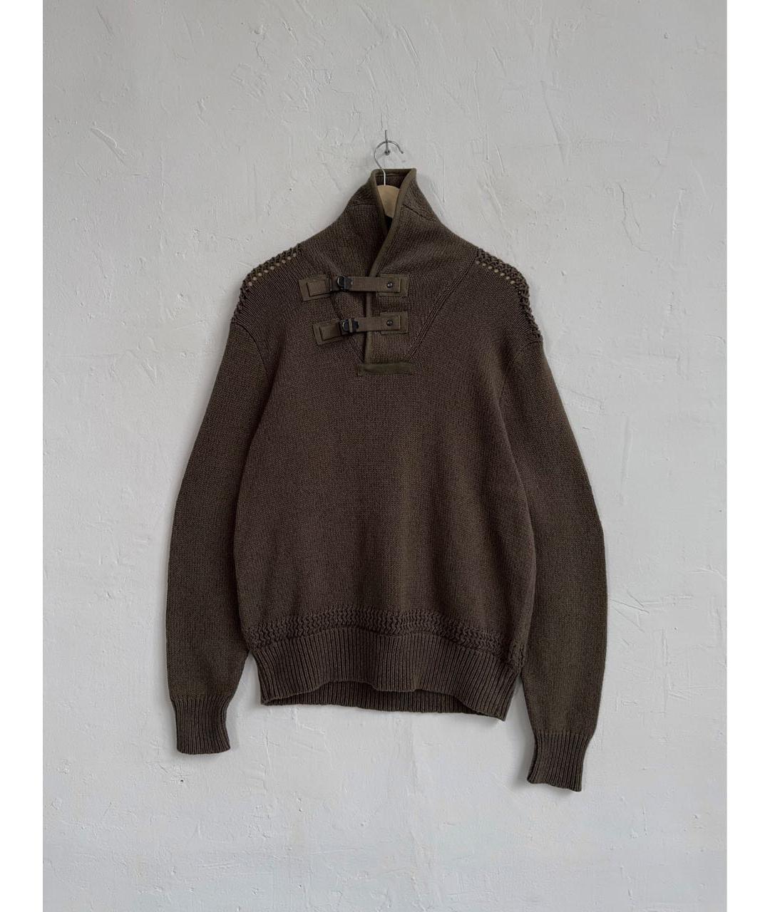 POLO RALPH LAUREN Зеленый хлопковый джемпер / свитер, фото 9