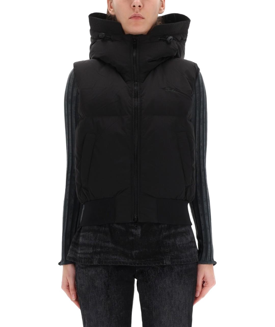 DIESEL Черный полиамидовый жилет, фото 4