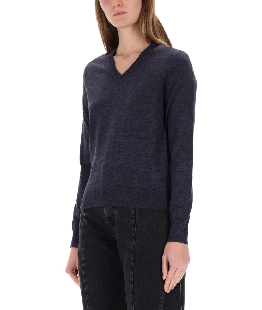 MAISON MARGIELA Синий шерстяной джемпер / свитер, фото 5