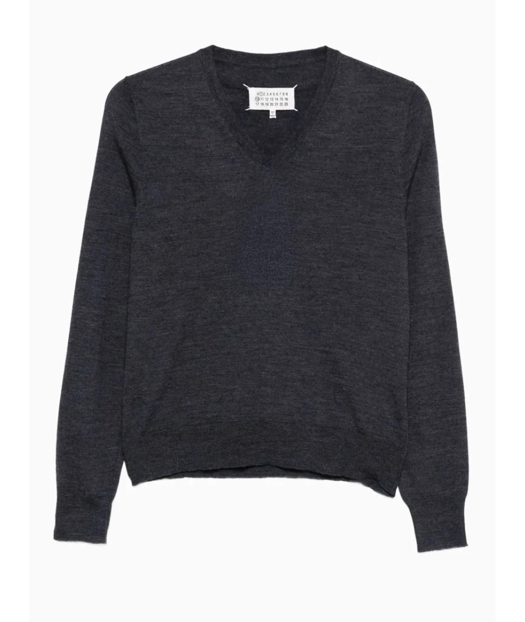 MAISON MARGIELA Синий шерстяной джемпер / свитер, фото 1