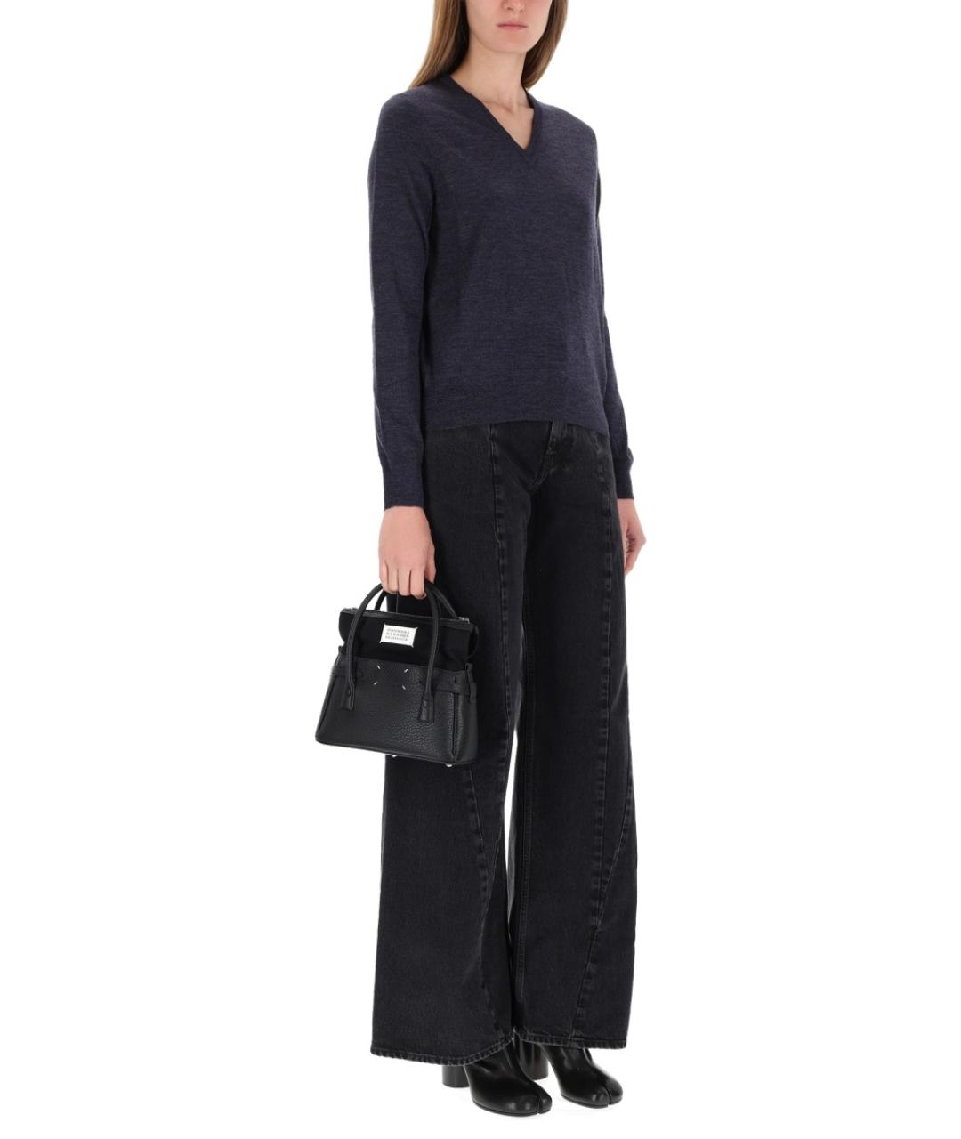 MAISON MARGIELA Синий шерстяной джемпер / свитер, фото 3