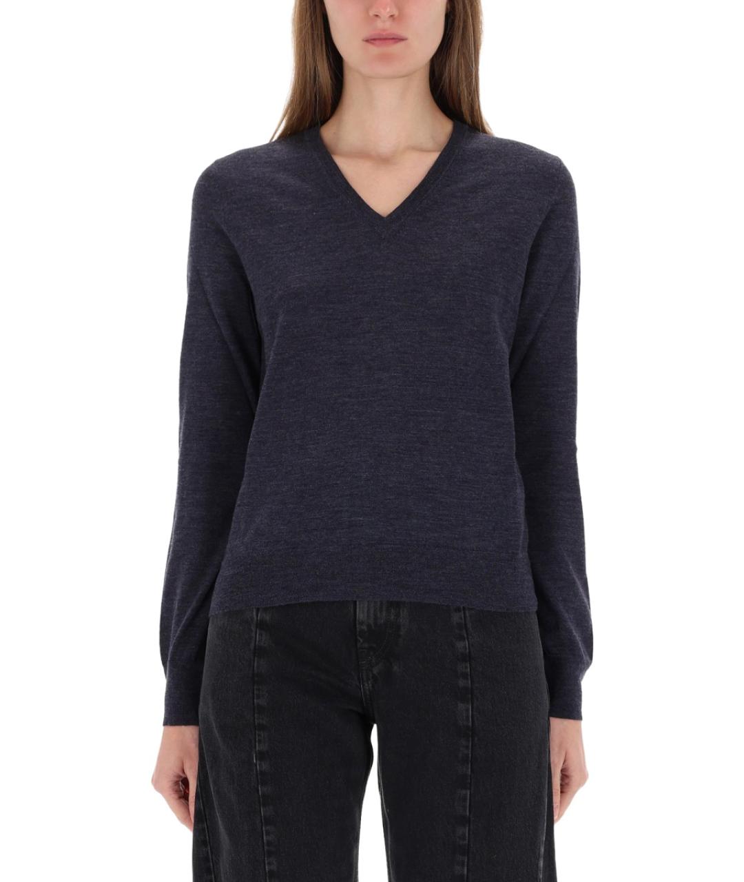 MAISON MARGIELA Синий шерстяной джемпер / свитер, фото 2