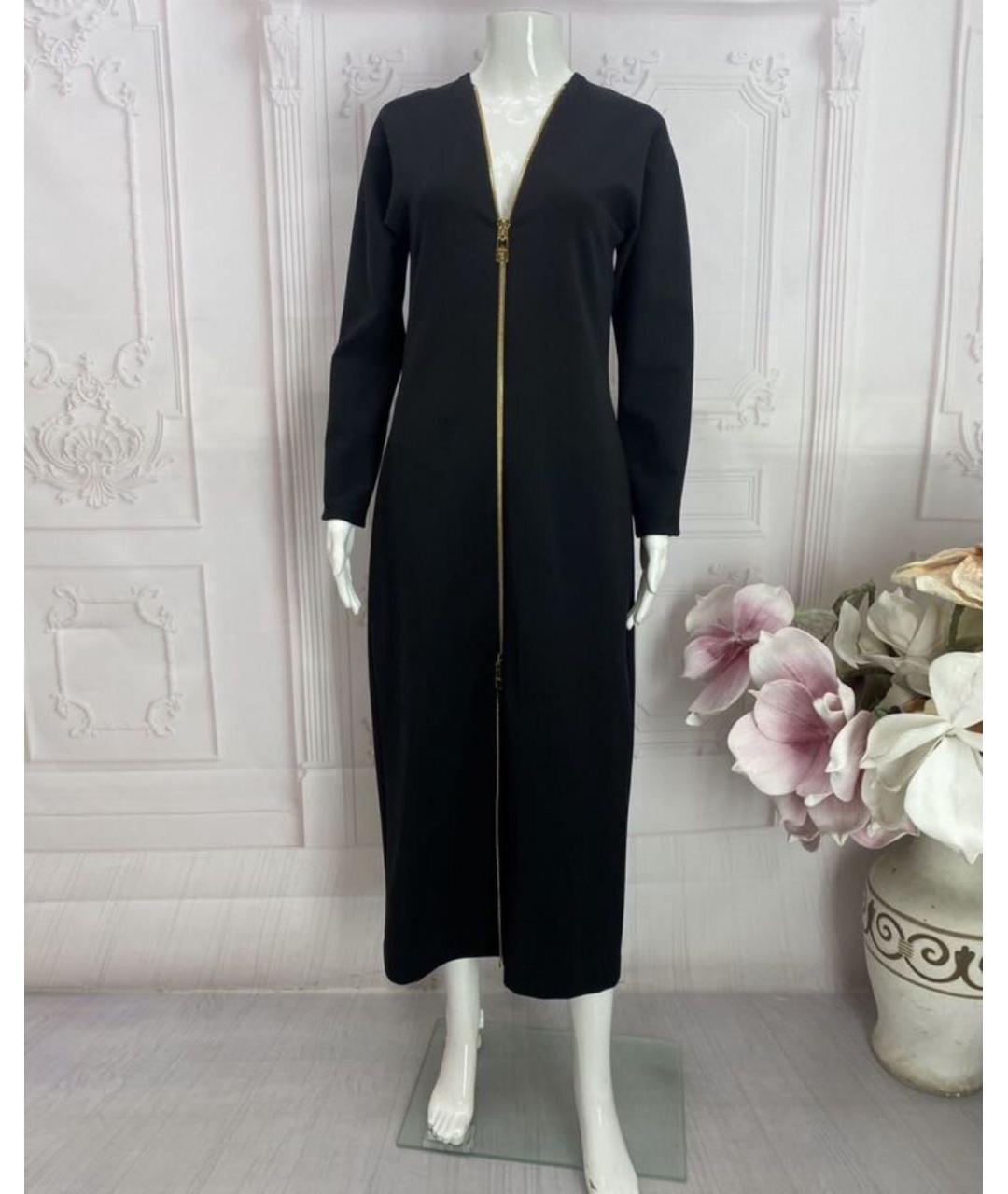 DOLCE&GABBANA Черное вискозное платье, фото 8